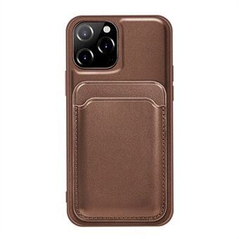MUTURAL YALAN Serie Afneembare 2-in-1 PU Lederen Telefoon Case Shell met Magnetische Kaarthouder voor iPhone 13 6.1 Inch