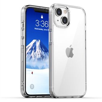 Aurora -serie kristalheldere schokabsorberende prachtige transparante telefoonhoes voor iPhone 13 6.1 inch