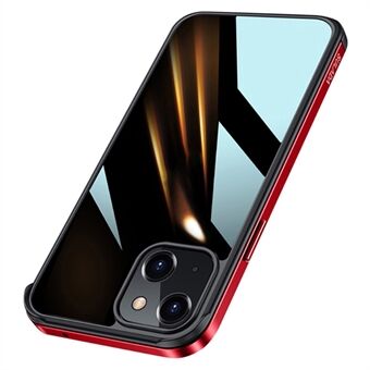 Sulada Minrui Hybrid Cover met Gegalvaniseerd Frame voor iPhone 13 - Rood