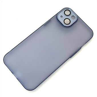 Voor iPhone 13 6,1 inch ultradunne pc-achterkant aluminiumlegering cameralensbescherming rubberen telefoonhoes