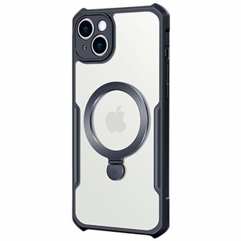 XUNDD Voor iPhone 13 6.1 inch Anti-val magnetische telefoonhoes Beschermende achterkant Kickstand Ondersteuning voor draadloos opladen