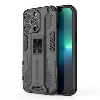 Armor-Level Protection Kickstand Hybrid Hard PC Soft TPU Shockproof Protective Case for iPhone 13 Pro 6.1 inch