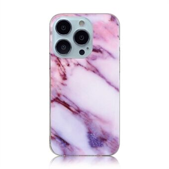 Marble Smooth IMD Design Series Flexible Slim TPU Cover Cover voor iPhone 13 Pro 6,1 inch