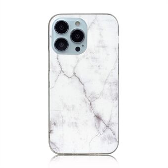 Marble Series IMD-afdrukontwerp Flexibele slanke TPU-cover voor iPhone 13 Pro 6,1 inch