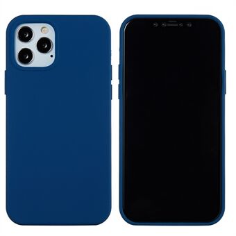 Anti- Scratch vloeibare siliconen zachte telefoonhoes Shell voor iPhone 13 Pro - blauw