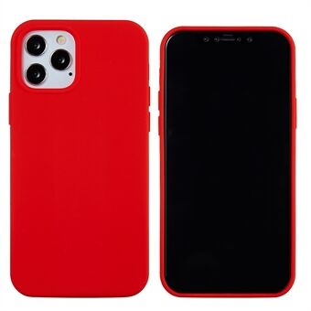 Anti- Scratch vloeibare siliconen zachte telefoonhoes Shell voor iPhone 13 Pro - rood