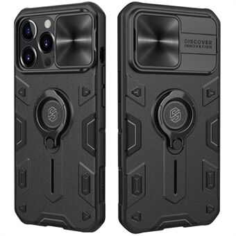 NILLKIN CamShield Armor Case Hybride telefoonhoes met camerabescherming en Ring naar iPhone 13 Pro 6,1 inch