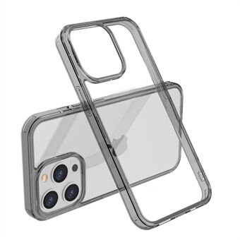 Schokbestendig TPU-frame + 9H gehard glas op de achterkant lensbescherming Anti-kras anti-val telefoonhoes voor iPhone 13 Pro 6,1 inch
