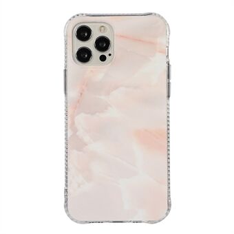 Marmerpatroon Glitter TPU + Acryl Combo Cover Telefoon Shell voor iPhone 13 Pro 6,1 inch