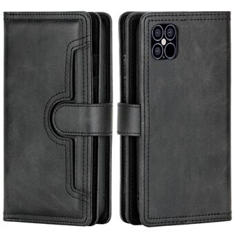 Volledige bescherming Split Leather Phone Shell Case met meerdere kaartsleuven voor iPhone 13 Pro 6,1 inch