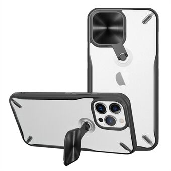 NILLKIN CamShield Series Camera Lens Protector Kickstand PC + TPU Hybrid Phone Shell Case voor iPhone 13 Pro 6.1 inch