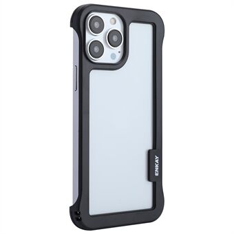 ENKAY Voor iPhone 13 Pro 6.1 Inch Slim Phone Case Valweerstand Cover Frameloze telefoon protector