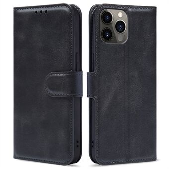 Voor iPhone 13 Pro 6.1 inch Anti-val PU Lederen Telefoon Case Boek Stijl Magnetische Sluiting Stand Wallet Cover: