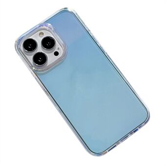 Voor iPhone 13 Pro 6.1 inch galvaniseren gradiënt valbestendig telefoonhoesje slanke anti- Scratch mobiele telefoonhoes - blauw