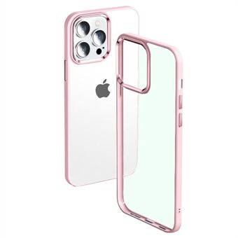 YOOBAO Slanke Telefoon Case voor iPhone 13 Pro 6.1 inch Beschermhoes Siliconen + Acryl Anti-val Telefoon Shell met metalen Lens Frame