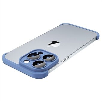 Voor iPhone 13 Pro Flexibele TPU- Edge Schokbestendige hoek Verhoogde rand Bumperhoes zonder achterplaat