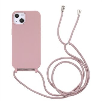 Flexibele TPU-rugbeschermer voor mobiele telefoons met verstelbaar snoer voor iPhone 13 mini 5,4 inch