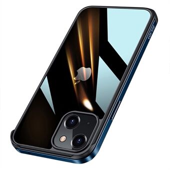 SULADA Minrui-serie volledig verpakt gegalvaniseerd metalen frame Hoge transparante pc hybride achterkant voor iPhone 13 mini 5.4 inch