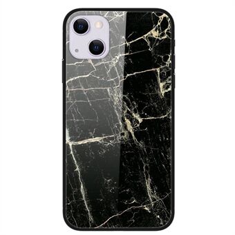 Patroonafdrukken Slanke achterkant van gehard glas TPU-bumperframe Schokbestendige antikrashoes voor iPhone 13 mini 5,4 inch