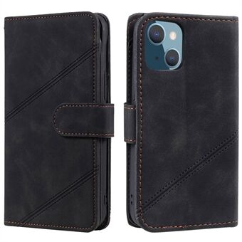 Voor iPhone 13 mini 5.4 inch Magnetische Sluiting Telefoon Case Bedrukt PU Lederen Stand Cover met Meerdere Kaartsleuven en Cash Pocket: