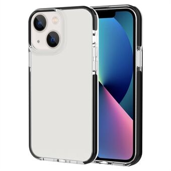 Voor iPhone 13 mini 5.4 inch Slim Fit Schokabsorptie Telefoon Shell Zwart Frame Frop Bescherming Clear TPU Panel Telefoon Case: