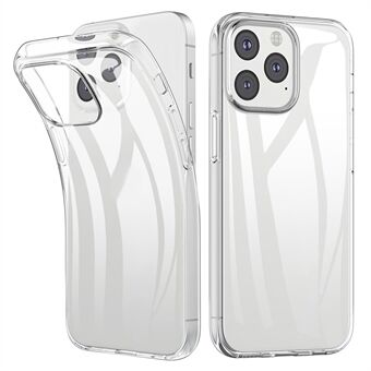 Anti-vingerafdruk Doorzichtige flexibele TPU-telefoonhoes Shell voor iPhone 13 Pro Max 6,7 inch