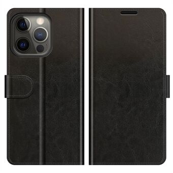 Crazy Horse Texture Wallet Stand Leren Case Shell voor iPhone 13 Pro Max 6,7 inch