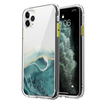 Marmeren patroon rugbeschermer Shell TPU + acryl combo cover voor iPhone 13 Pro Max 6,7 inch