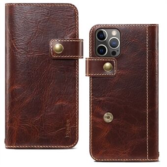 Stand wallet Beschermende telefoonhoes met magnetisch slot voor iPhone 13 Pro Max 6,7 inch