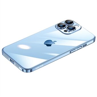 SULADA JINGJIA Serie voor iPhone 13 Pro Max 6.7 inch Galvaniseren Hard PC Anti-drop Telefoon Case met Gehard Glas Lens Protector