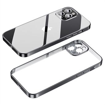 YOOBAO Voor iPhone 13 Pro Max 6.7 inch Galvaniseren Straight Edge Phone Case Silicone Drop-proof Back Cover