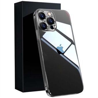 YOOBAO Voor iPhone 13 Pro Max 6.7 inch Galvaniseren Telefoon Case Anti Scratch Clear Silicone Cover met Camera Lens Film