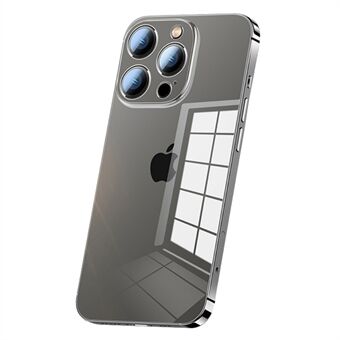 YOOBAO Voor iPhone 13 Pro Max 6.7 inch Gehard Glas + Siliconen Case Transparante Telefoon Slim Case Drop-proof Mobiele Telefoon Cover