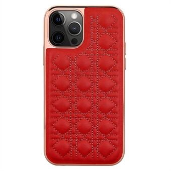 VIETAO Telefoon Case voor iPhone 13 Pro Max 6.7 inch Schokbestendig Case Anti-Fall Galvaniseren TPU + PU Lederen Telefoon Cover