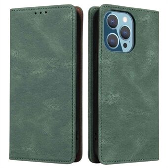 Voor iPhone 13 Pro Max 6.7 inch Ultra Slanke PU Lederen Cover Stand Portemonnee Ontwerp Magnetische Auto Sluitende Telefoon Case: