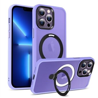 Voor iPhone 13 Pro Max 6.7 inch Magnetische Onzichtbare Kickstand Telefoon Case PC + TPU Drop Protection Cover Compatibel met MagSafe