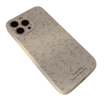 Voor iPhone 13 Pro Max beschermend telefoonhoesje retro bloemenpatroon zachte TPU-telefoon achterkant