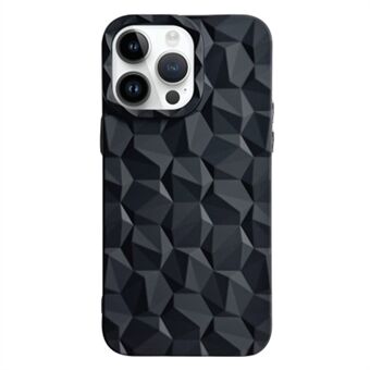 TPU Case voor iPhone 13 Pro Max 6.7 inch Galvaniseren Honingraat Prism Patroon Valbestendig Telefoon Cover