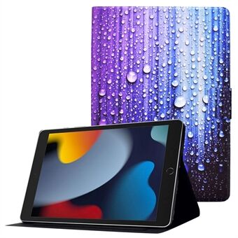 Voor iPad 10.2 (2021)/(2019)/(2020)/iPad Pro 10.5 (2017)/iPad Air 10.5 (2019) Patroon Afdrukken PU-leer Tablet Case Cover Kaarthouder Stand Shell