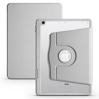 Voor iPad 10.2 (2021) / (2020) / (2019) Smart Tablet Case PU-leer + Acryl Rotary Kickstand Cover