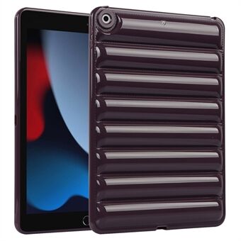 Voor iPad 10.2 (2021) / (2019) / (2020) Snoep Kleur Tablet Beschermhoes Donsjack Textuur Zachte TPU Cover