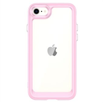 For iPhone 7/8/SE (2020)/SE (2022) Independent Buttons Shock Absorption Phone Shell TPU+Acrylic Hybrid Case