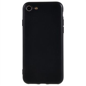 Voor iPhone 7 / 8 4.7 inch / SE (2022) / SE (2020) Matte Finish Back Cover Anti- Scratch TPU Phone Case - Zwart