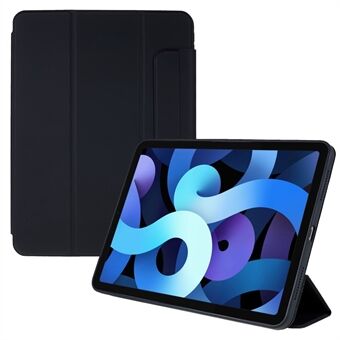Afneembare 2-in-1 tablethoes voor iPad Air (2022) / (2020), driebladige Stand PU-lederen hoes Magnetische absorptie TPU + acrylschaal met cameraframe