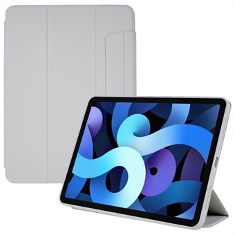 Afneembare 2-in-1 tablethoes voor iPad Air (2022) / (2020), driebladige Stand PU-lederen hoes Magnetische absorptie TPU + acrylschaal met cameraframe