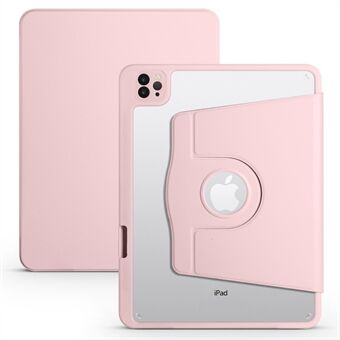 Voor iPad Pro 11 (2020) / (2021) / (2022) / iPad Air (2020) / (2022) Draaistandaard Tablethoes PU-leer + acryl beschermhoes
