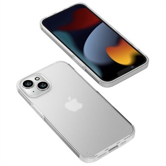 Voor iPhone 14 6.1 inch Armor Serie Licht Dun Anti-vingerafdruk Matte Case Hard PC + Soft TPU Beschermende Mobiele Telefoon Shell: