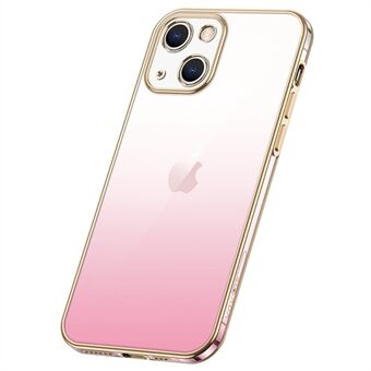 SULADA Voor iPhone 14 Gradient Scratch-Resistant Electroplated Soft TPU Case Phone Protective Back Cover