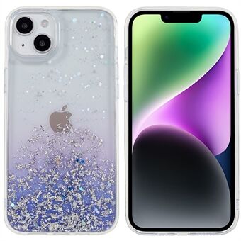 DFANS Starlight Shining Series voor iPhone 14 PC+TPU Beschermhoes Stijlvolle Glittery Drop-proof Cover