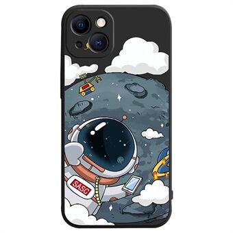 Telefoonhoes met astronautenpatroon voor iPhone 14 Drop-proof TPU Smartphone Cover Protector